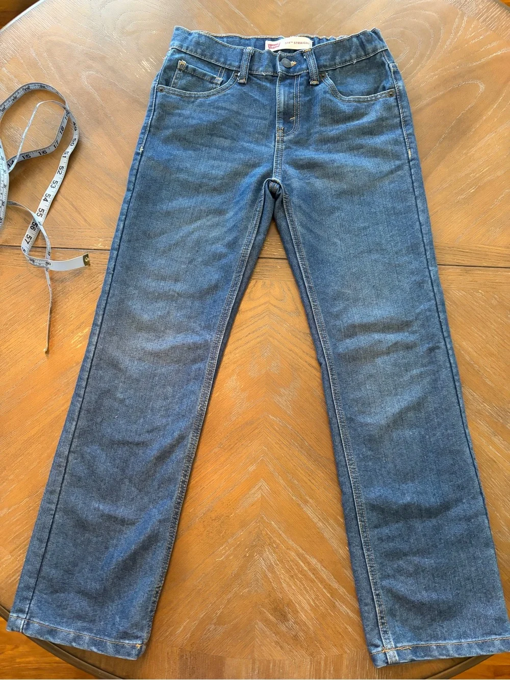 Levi's Straight Boys Denim Jeans in Blue
